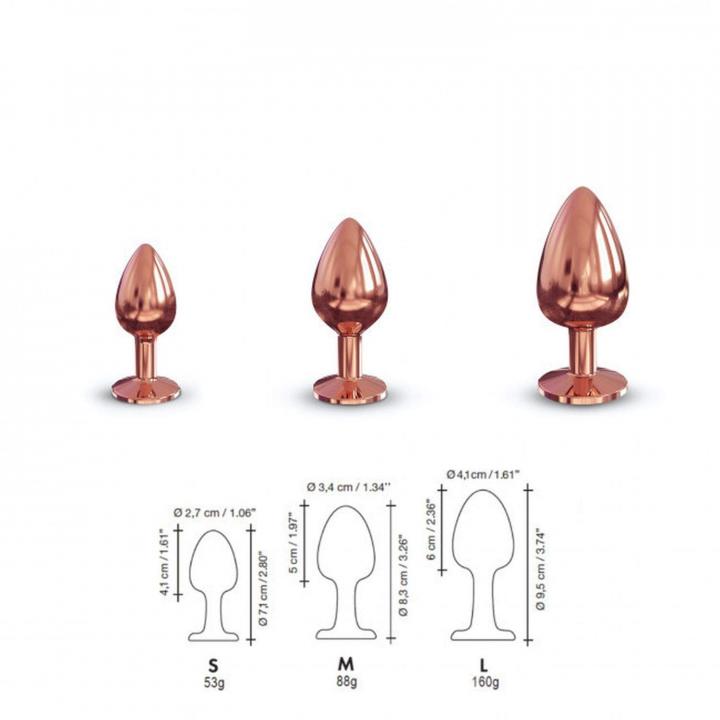 Elegancki korek analny z diamencikiem - mediummarki Marc Dorcel.