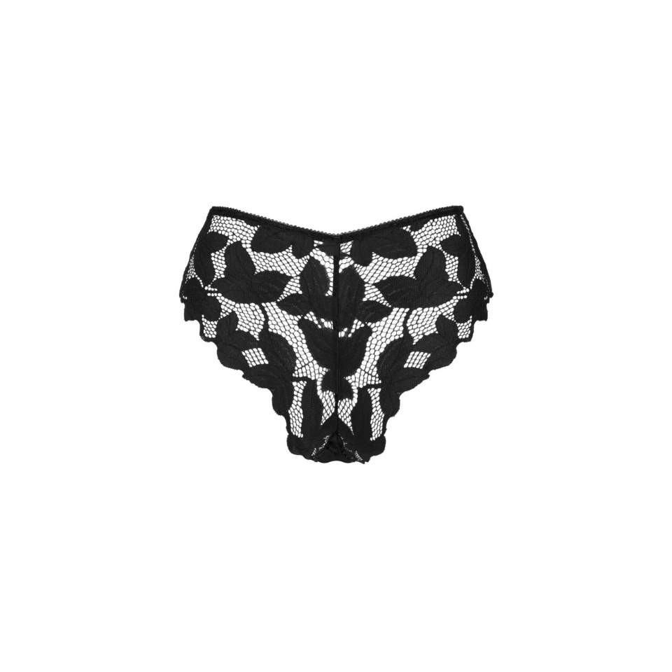 Zmysłowe czarne figi z kolekcji Obsessive Editya