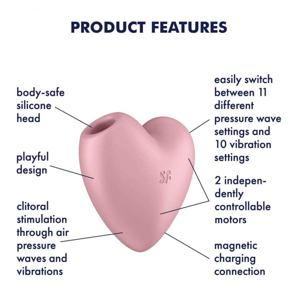 Satisfyer Cutie Heart masażer łechtaczki
