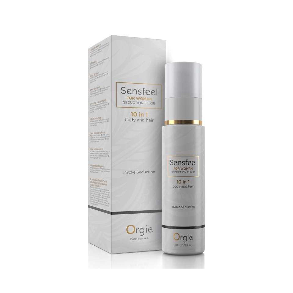Balsam z feromonamu Sensfeel For Woman Seduction Elixir 10in1 do ciała i włosów 100ml.