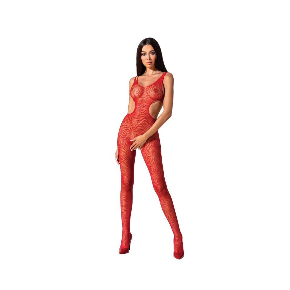 Seksowny czerwony bodystocking marki Passion BS085