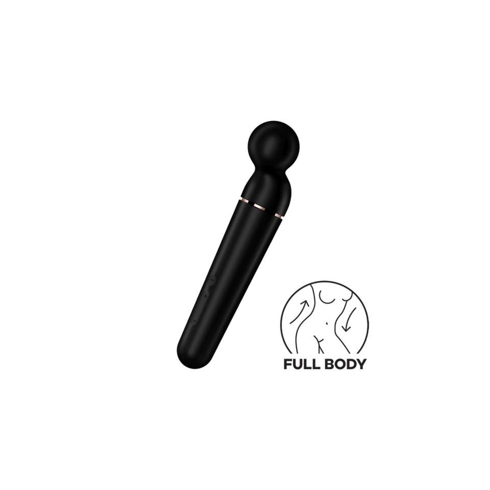 Czarny masażer Satisfyer Planet Wand-er