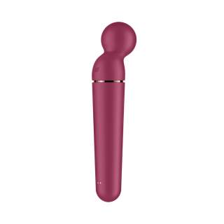 Duży fioletowy silikonowy masażer dla kobiet o silnej mocy: Satisfyer Planet Wand-er