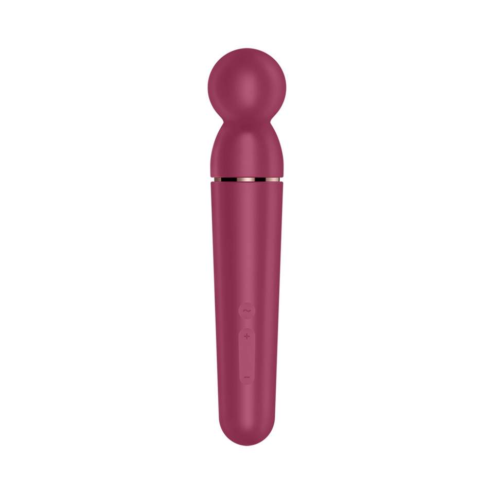 Fioletowy silikonowy masażer dla kobiet Satisfyer Planet Wand-er