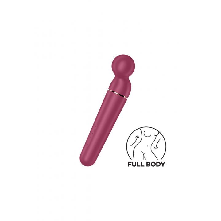 Fioletowy silikonowy masażer dla kobiet Satisfyer Planet Wand-er