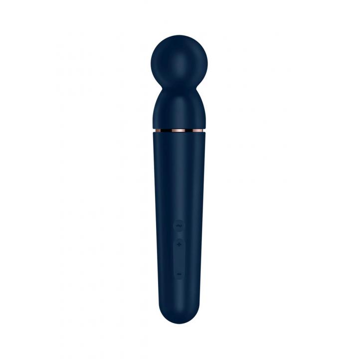 Granatowy silikonowy masażer dla kobiet Satisfyer Planet Wand-er