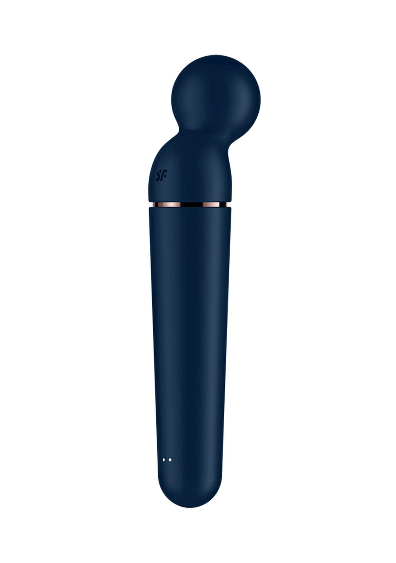 Granatowy silikonowy masażer dla kobiet Satisfyer Planet Wand-er