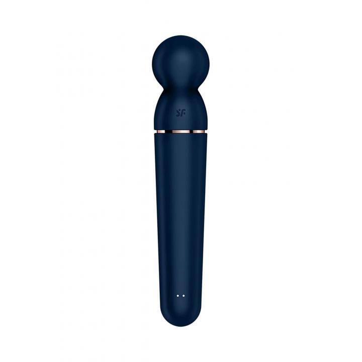 Granatowy silikonowy masażer dla kobiet Satisfyer Planet Wand-er