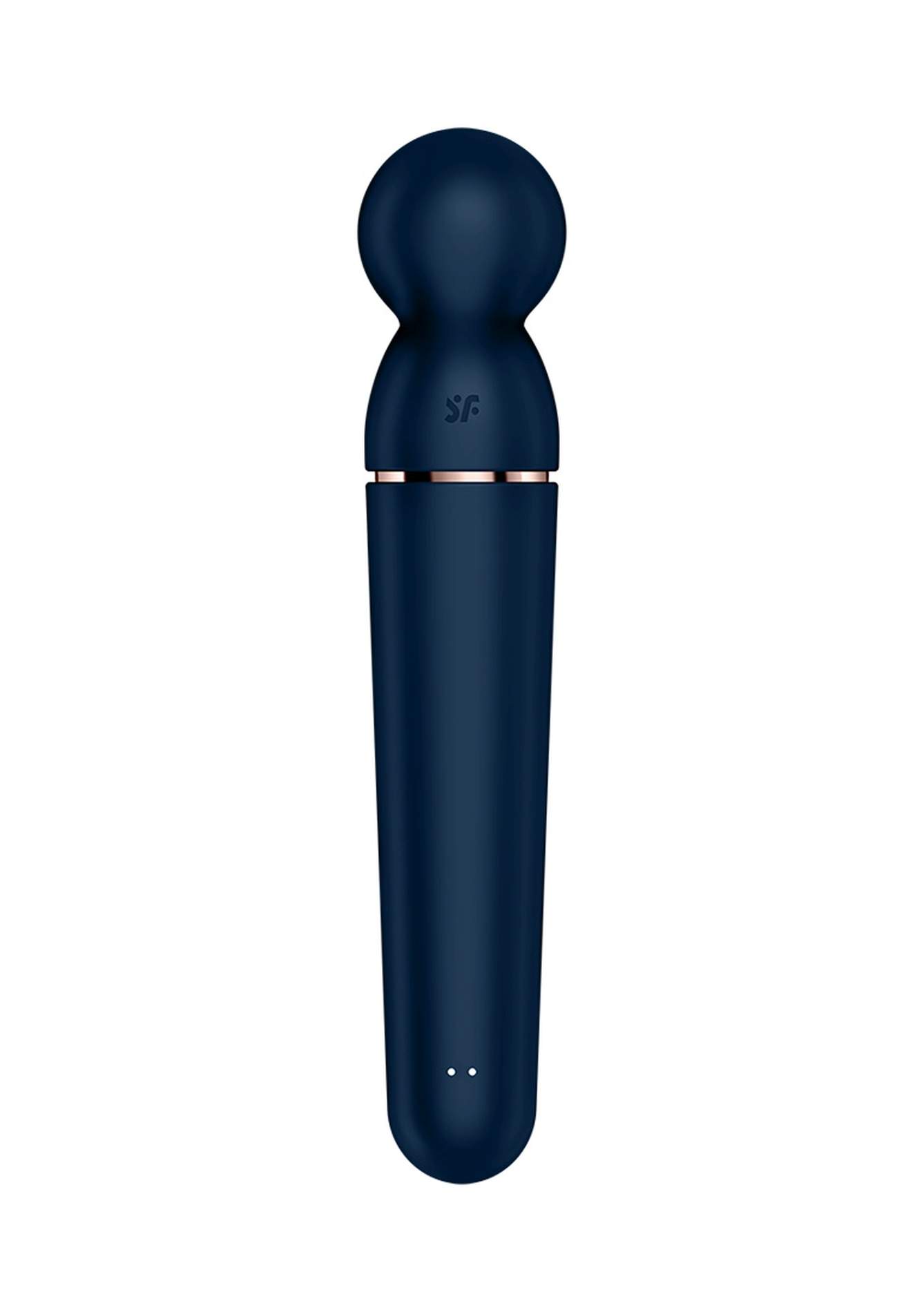 Granatowy silikonowy masażer dla kobiet Satisfyer Planet Wand-er