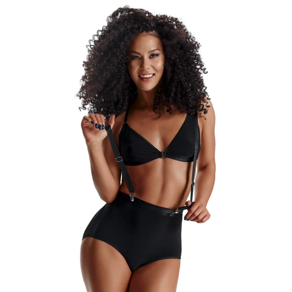 Czarny komplet dla kobiet Demoniq Arcelia