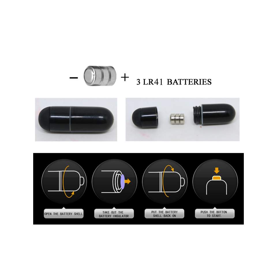 Pierścień wibrujący, czarny, silikonowy i wodoodporny