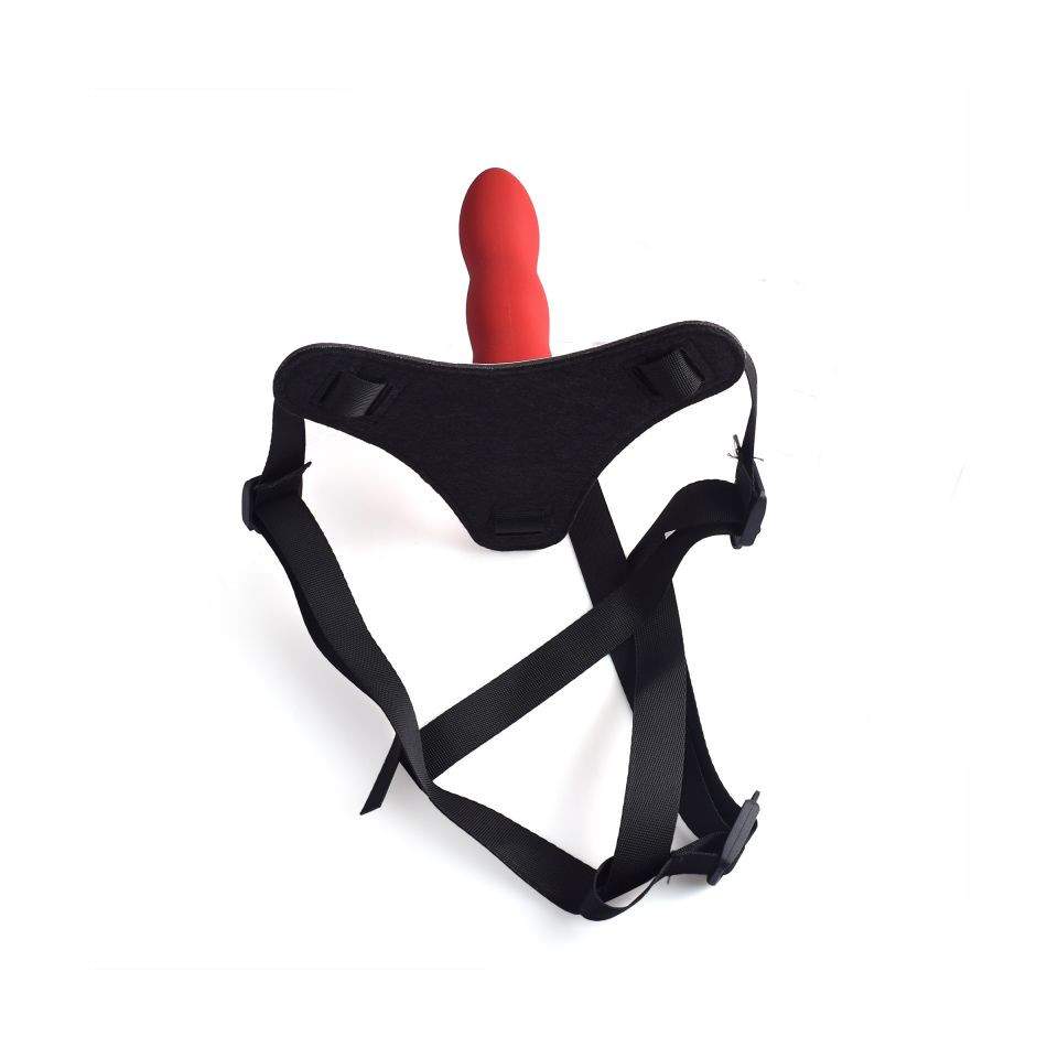 Idealny zestaw dla początkujących - dildo z uprzężą