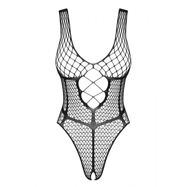 Seksowne siateczkowe body otwarte B117