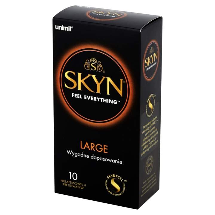 Unimil Skyn Large nielateksowe prezerwatywy- 10 sztuk