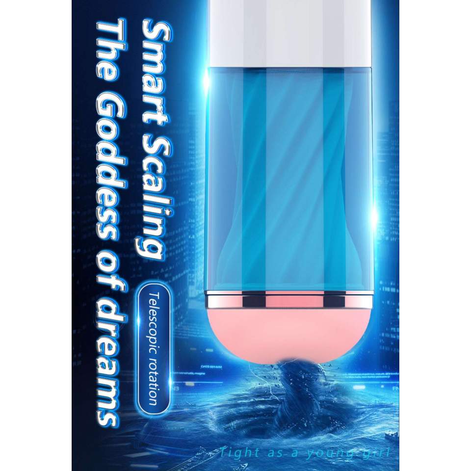 Wibrujący masturbator w połączeniu z funkcją ssącą oraz efektami dźwiękowymi: 7+7funkcji