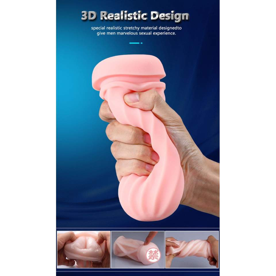 Wibrujący masturbator w połączeniu z funkcją ssącą oraz efektami dźwiękowymi: 7+7funkcji