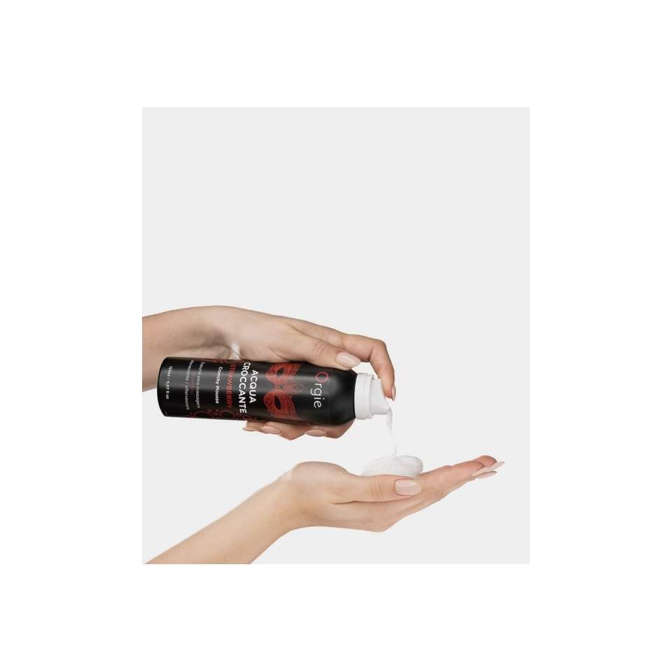 Orgie Acqua Croccante- nawilżająca pianka musująca truskawkowa 150ml.