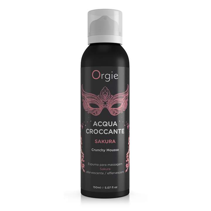 Orgie Acqua Croccante- nawilżająca pianka musująca o zapachu sakury 150ml.