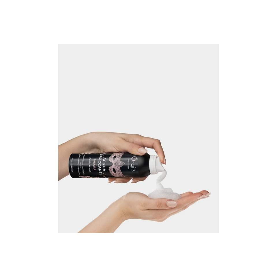 Orgie Acqua Croccante- nawilżająca pianka musująca o zapachu sakury 150ml.