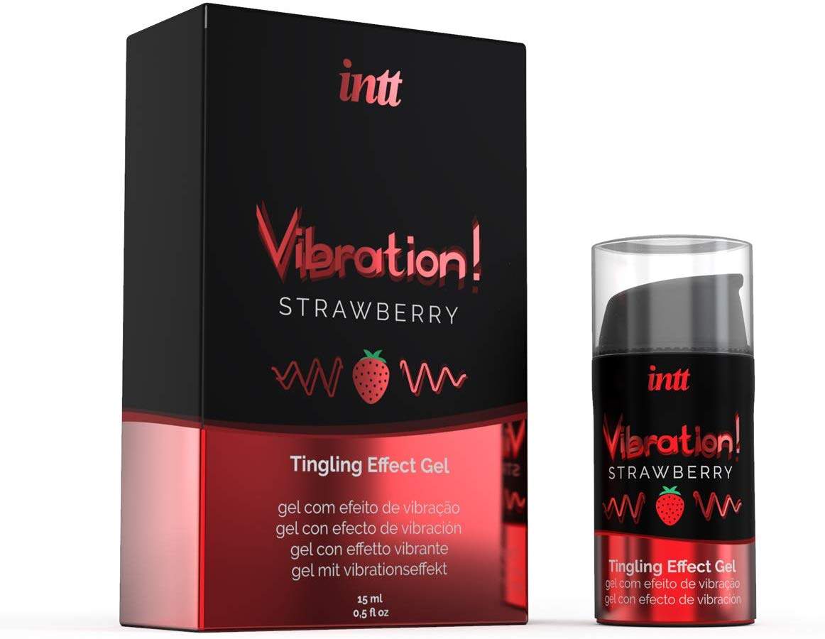 INTT Vibration żel stymulujący dla par TRUSKAWKOWY 15 ml