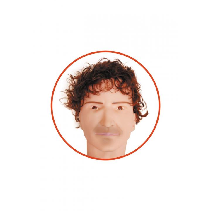 Lalka erotyczna męska, nadmuchiwana- Dennis 3D z wibracjami