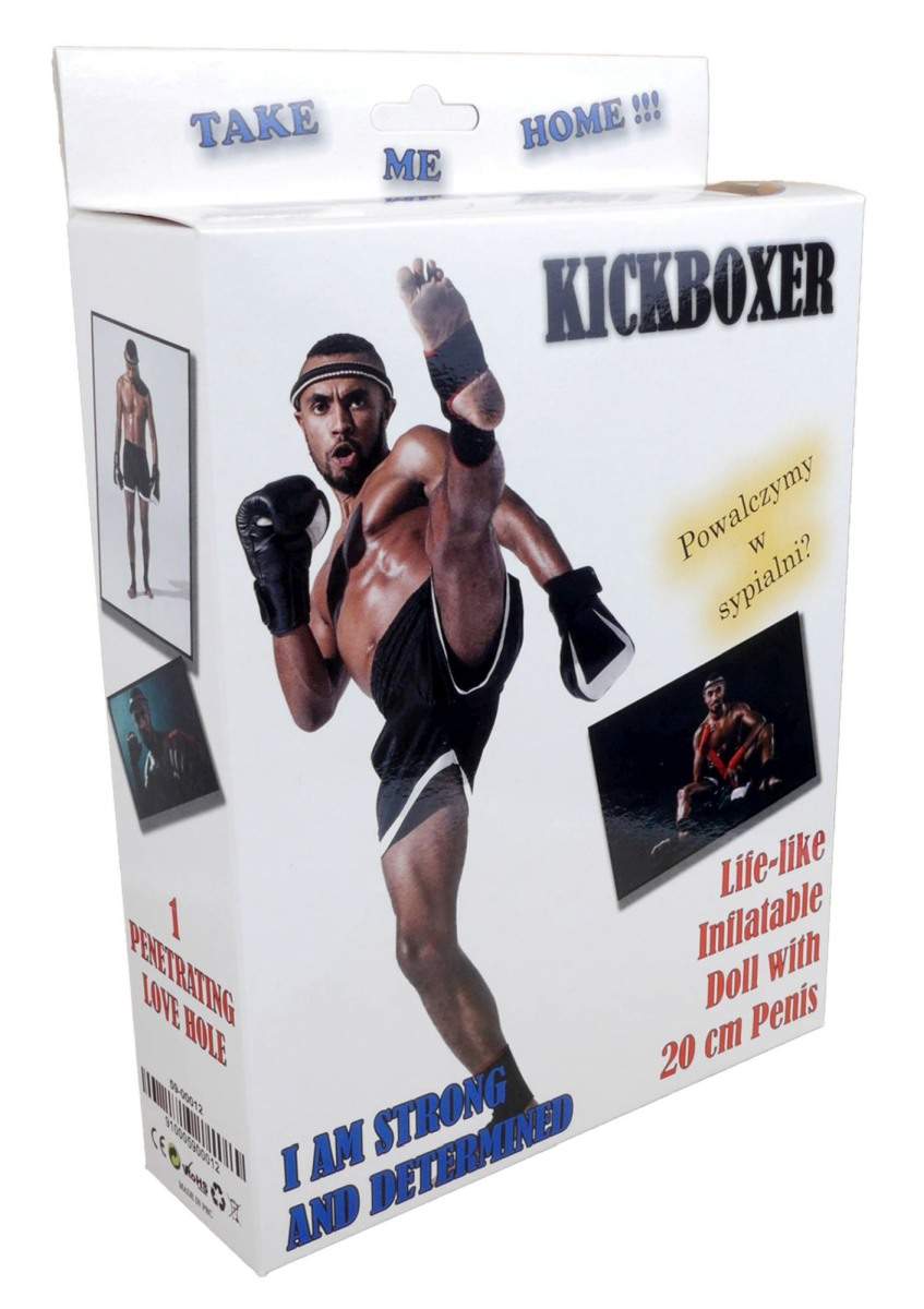 Lalka erotyczna męska, nadmuchiwana- Kickboxer