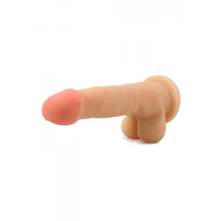 Realistyczne dildo na przyssawce z cyberskóry z jadrami