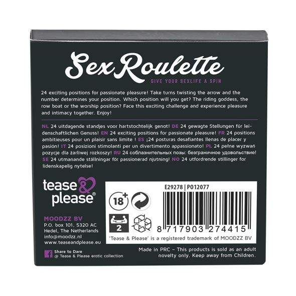 Sex Roulette- gra erotyczna dla par po polsku