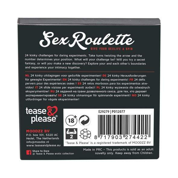 Sex Roulette Kinky- gra erotyczna dla par po polsku