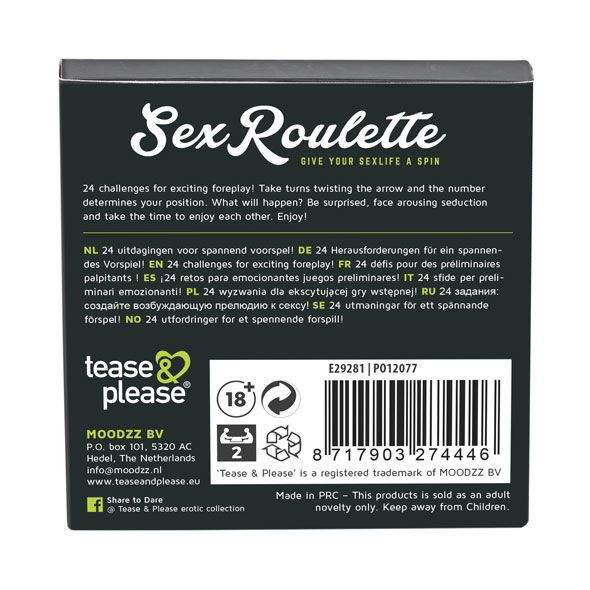 Sex Roulette Foreplay- gra erotyczna dla par po polsku