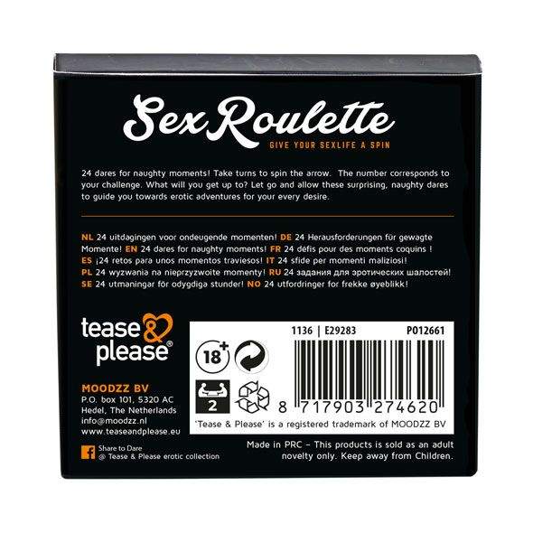 Sex Roulette Naughty Play- gra erotyczna dla par po polsku