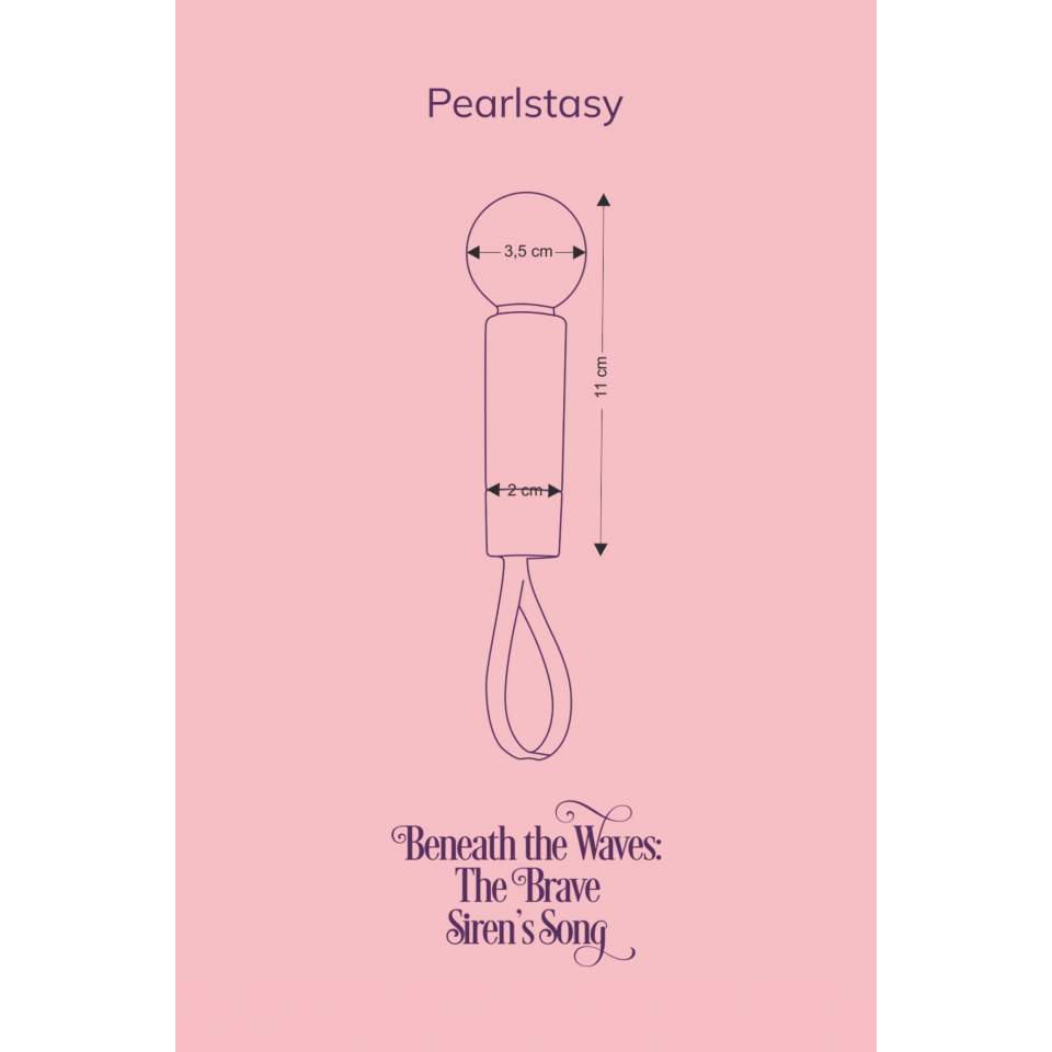 Mały podręczny masażer łechtaczkowy różdzka- Perłowa zieleń
