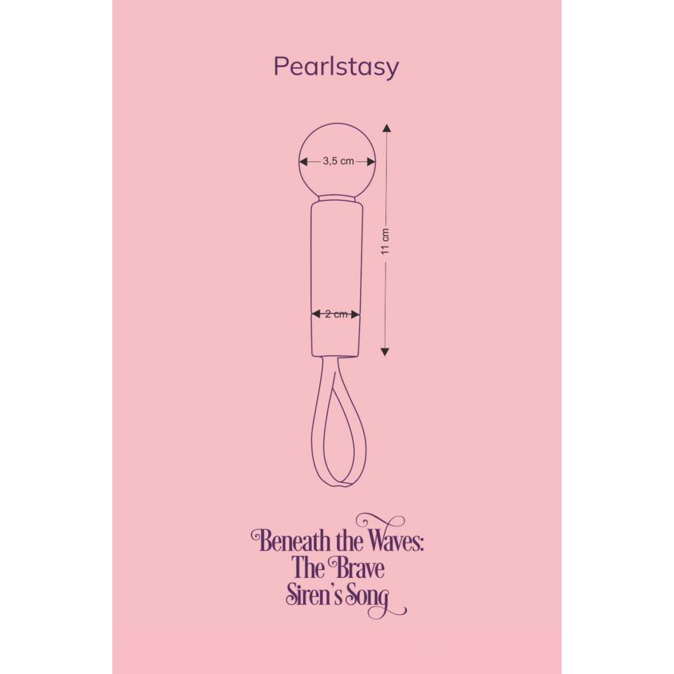 Mały podręczny masażer łechtaczkowy różdżka- Fioletowy błękit