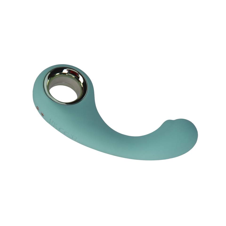 Silikonowy elegancki zielony wibrator: 9 trybów wibracji