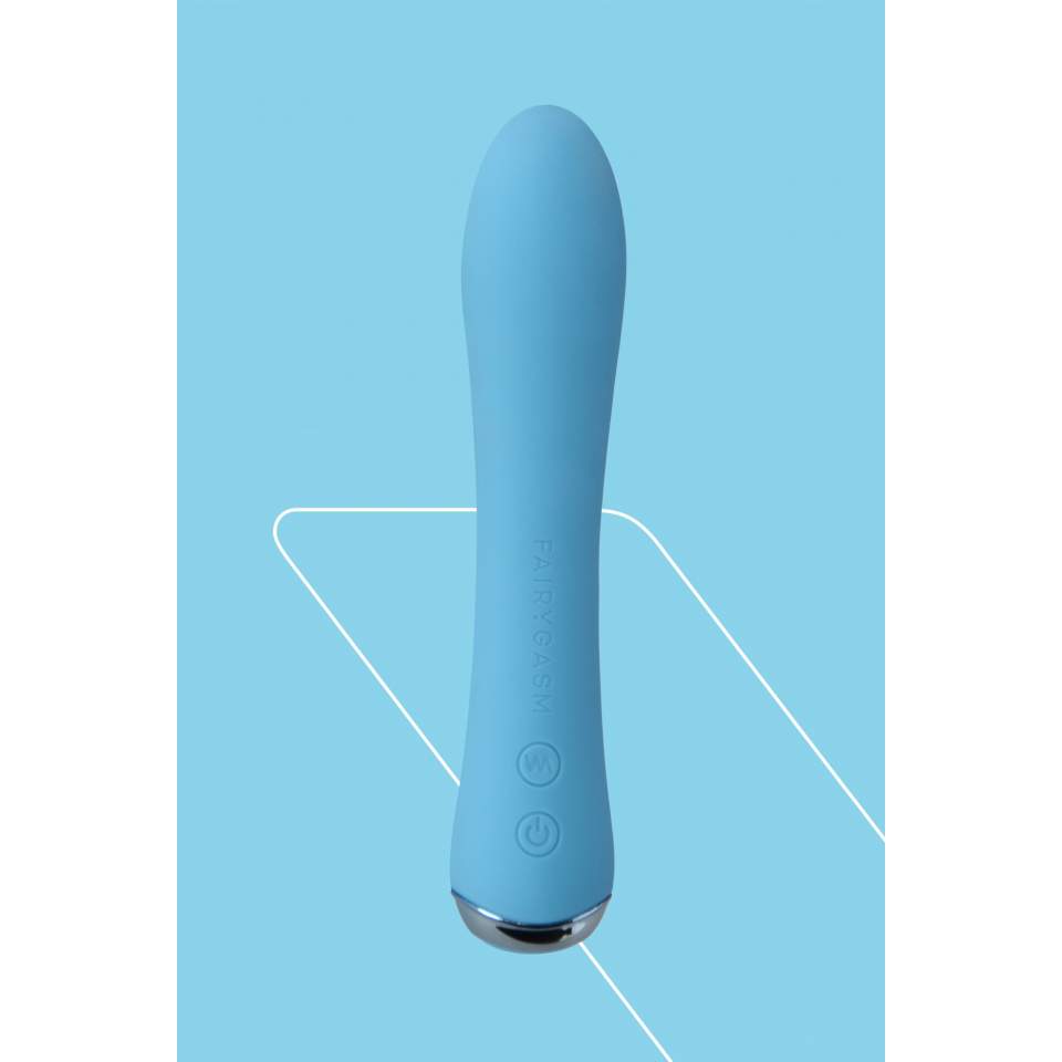 Elagancki, klasyczny silikonowy wibrator w kolorze niebieskim: 9 funkcji wibracji