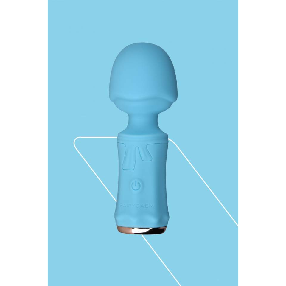 Dyskretny mały silikonowy masażer łechtaczki w kolorze niebieskim: Sekretna Fantazja