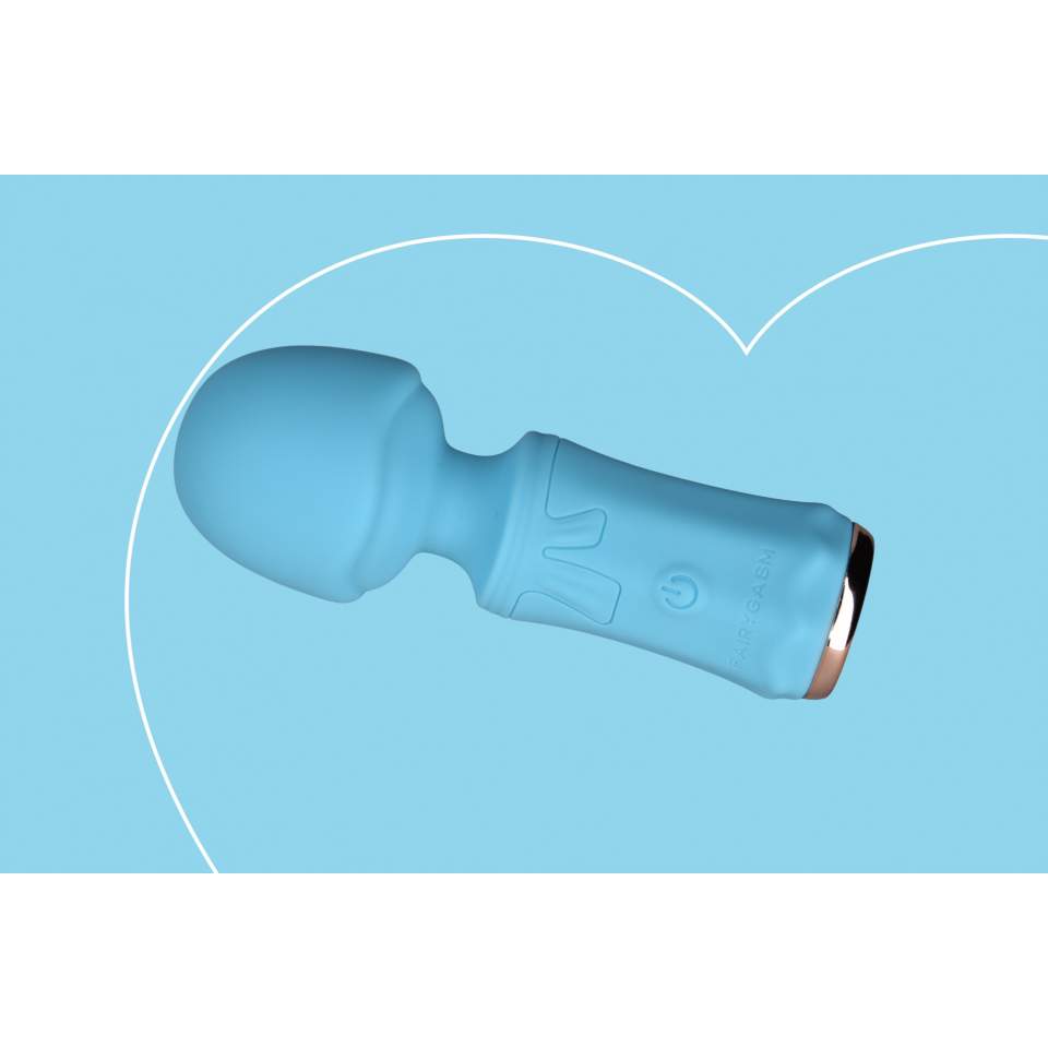 Dyskretny mały silikonowy masażer łechtaczki w kolorze niebieskim: Sekretna Fantazja