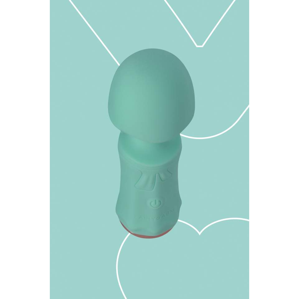 Dyskretny mały silikonowy masażer łechtaczki w kolorze zielonym: Sekretna Fantazja