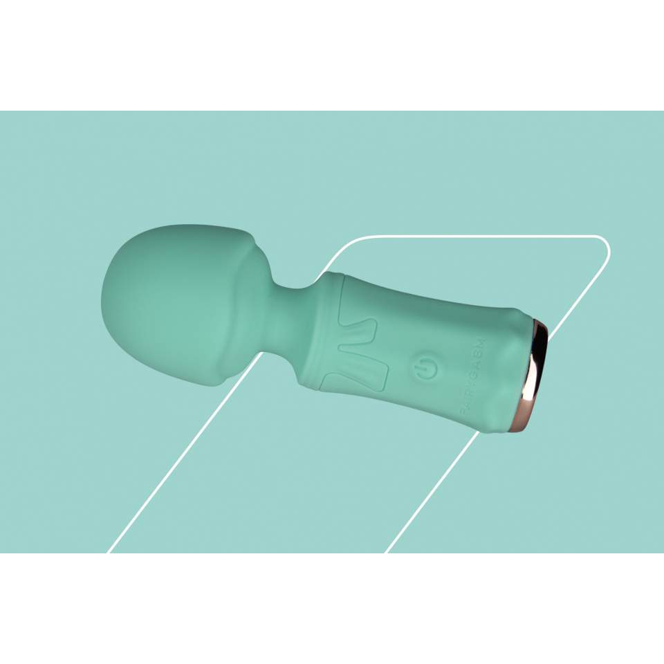 Dyskretny mały silikonowy masażer łechtaczki w kolorze zielonym: Sekretna Fantazja