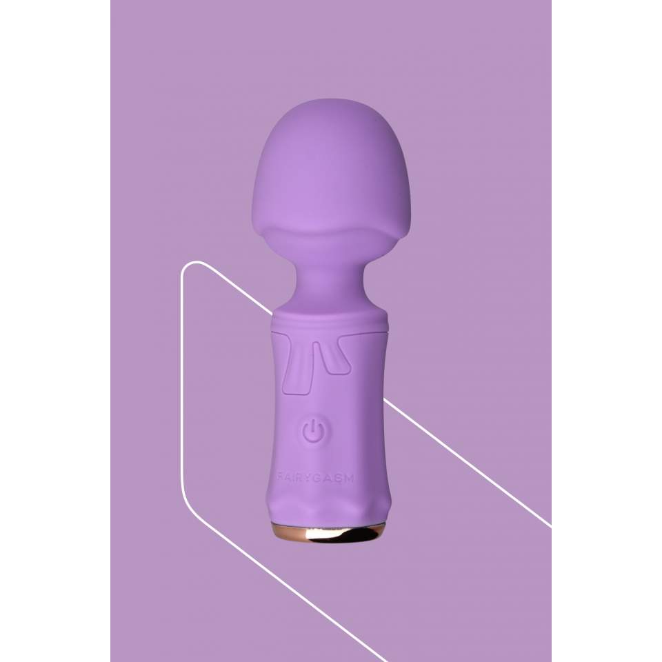 Dyskretny mały silikonowy masażer łechtaczki w kolorze fioletowym: SEKRETNA FANTAZJA