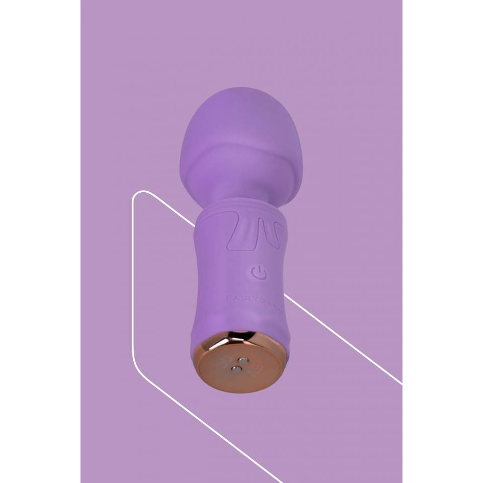 Dyskretny mały silikonowy masażer łechtaczki w kolorze fioletowym: SEKRETNA FANTAZJA