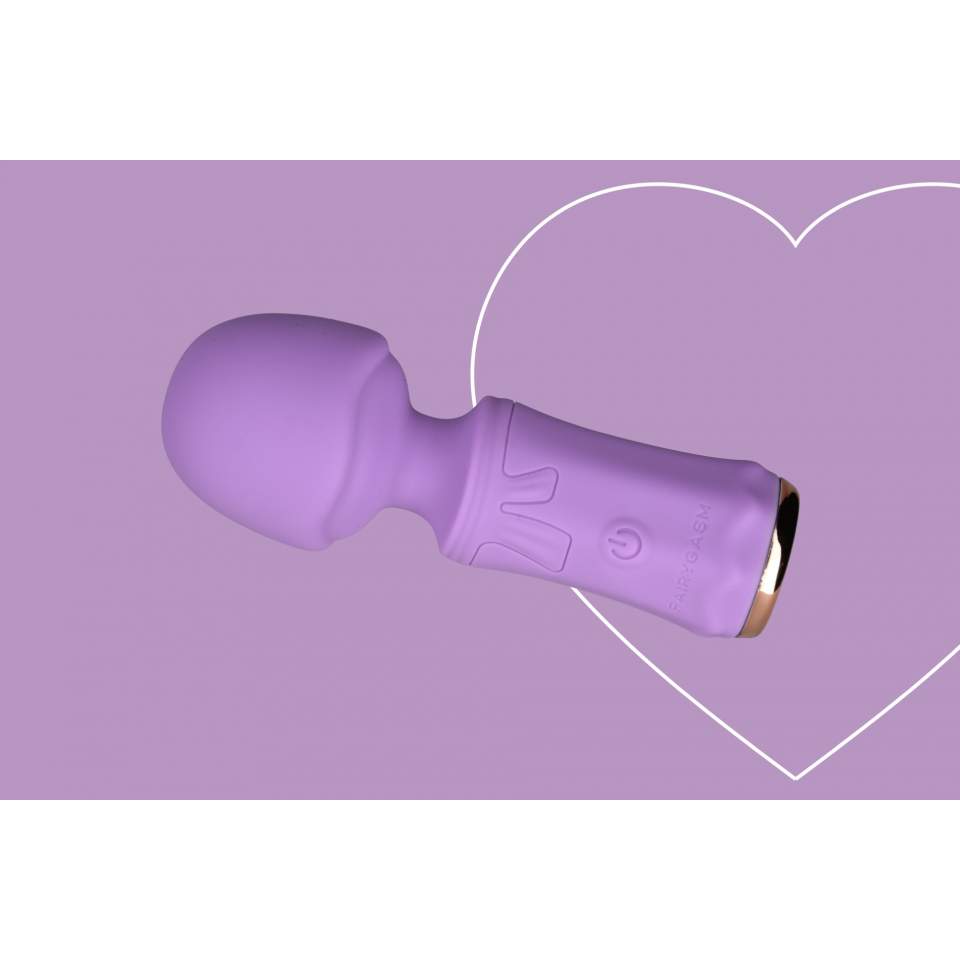 Dyskretny mały silikonowy masażer łechtaczki w kolorze fioletowym: SEKRETNA FANTAZJA