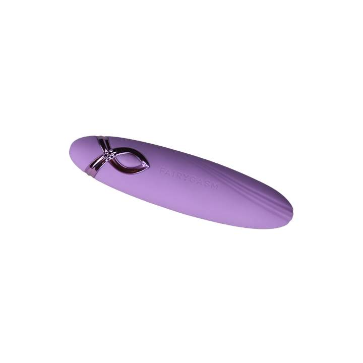 Elegancki silikonowy mini wibrator w kolorze fioletowym: STRZAŁA ROZKOSZY