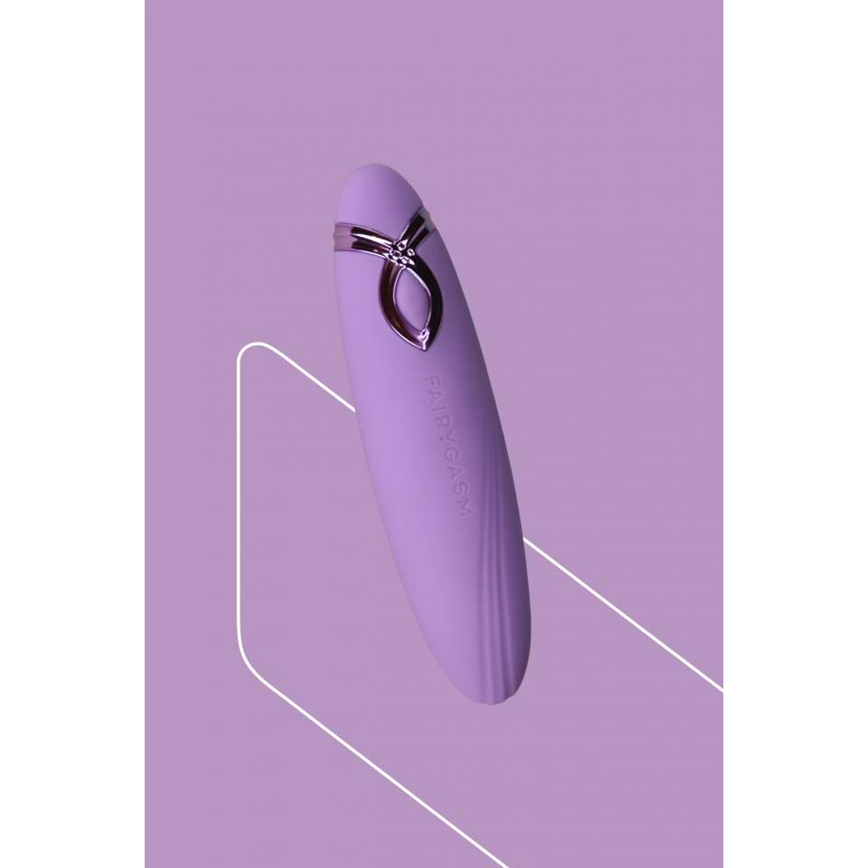 Elegancki silikonowy mini wibrator w kolorze fioletowym: STRZAŁA ROZKOSZY