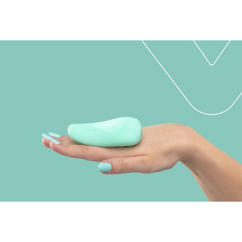 Elegancki silikonowy masażer, 10 funcji wibracji: LIŚĆ EKSCYTACJI w kolorze zielonym