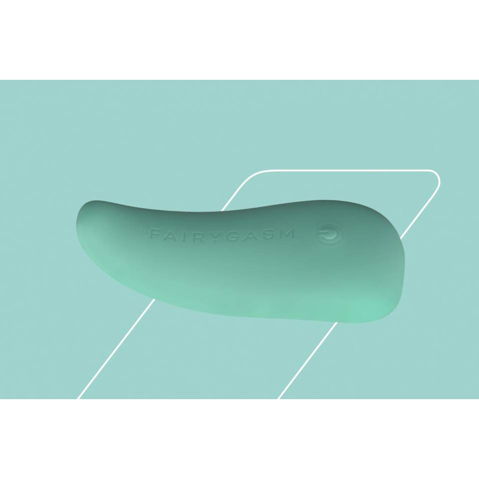 Elegancki silikonowy masażer, 10 funcji wibracji: LIŚĆ EKSCYTACJI w kolorze zielonym