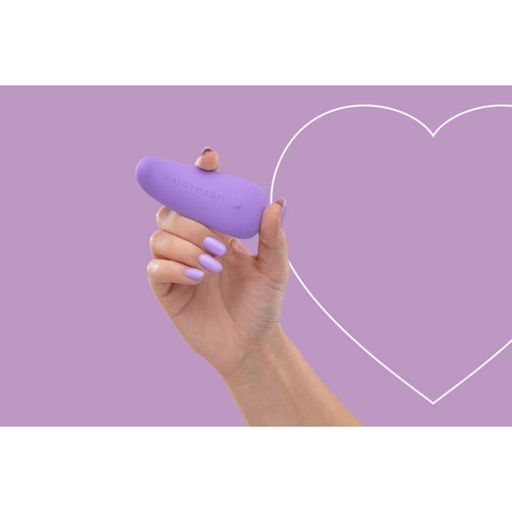 Elegancki silikonowy masażer, 10 funcji wibracji: LIŚĆ EKSCYTACJI w kolorze fioletowym