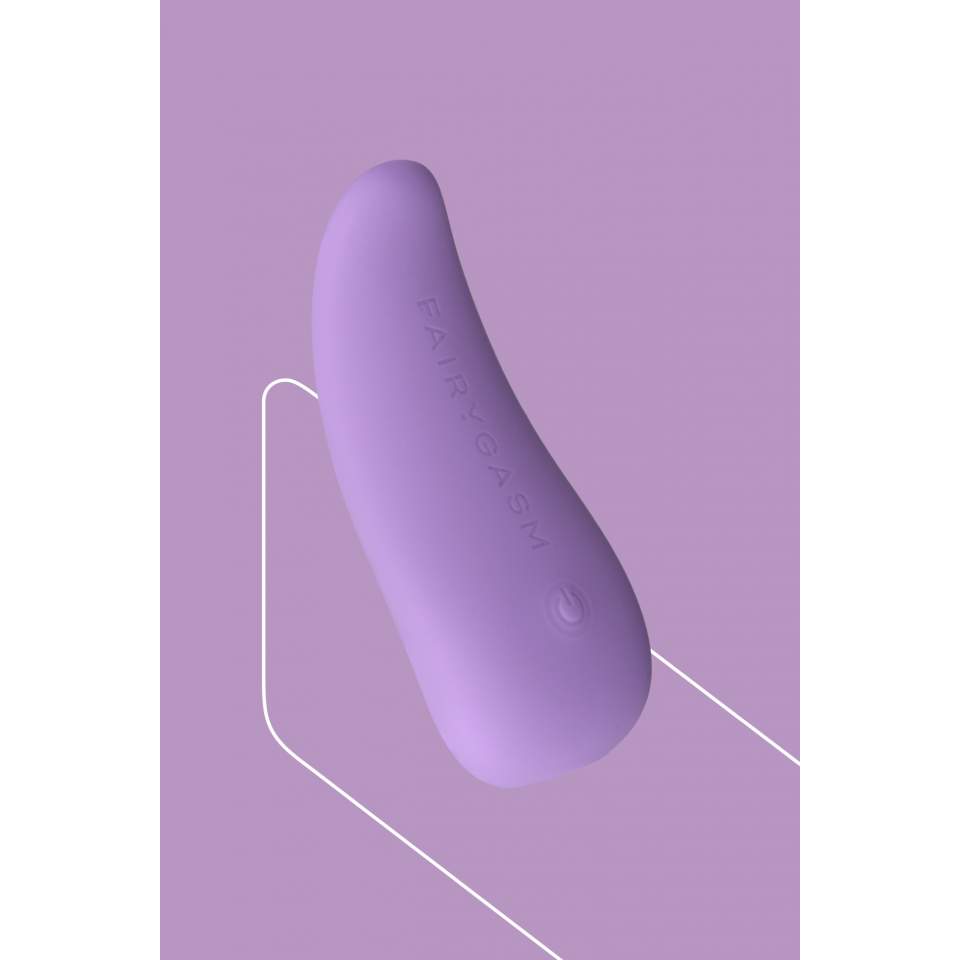 Elegancki silikonowy masażer, 10 funcji wibracji: LIŚĆ EKSCYTACJI w kolorze fioletowym