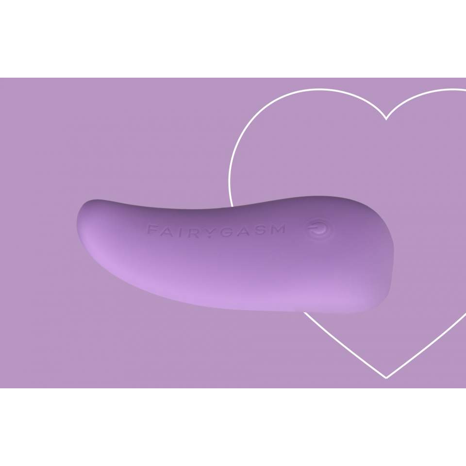 Elegancki silikonowy masażer, 10 funcji wibracji: LIŚĆ EKSCYTACJI w kolorze fioletowym