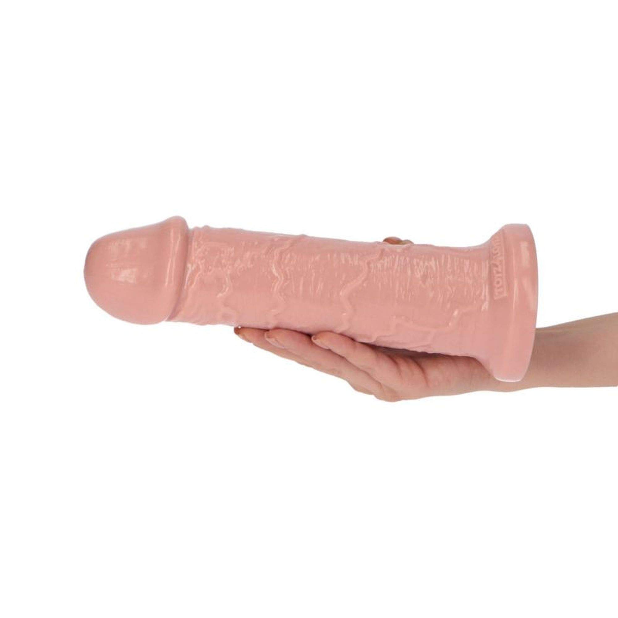 Grube realistyczne dildo z przessawką - 22cm średnica 6,5cm